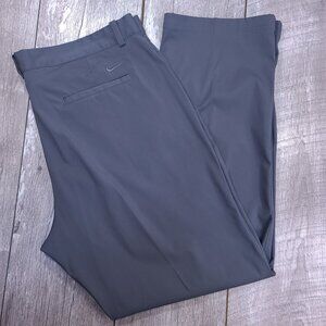 Nike Golf Pants Mens 40x32 Tour Performance Gray Tech Dri Fit Woven Stretch